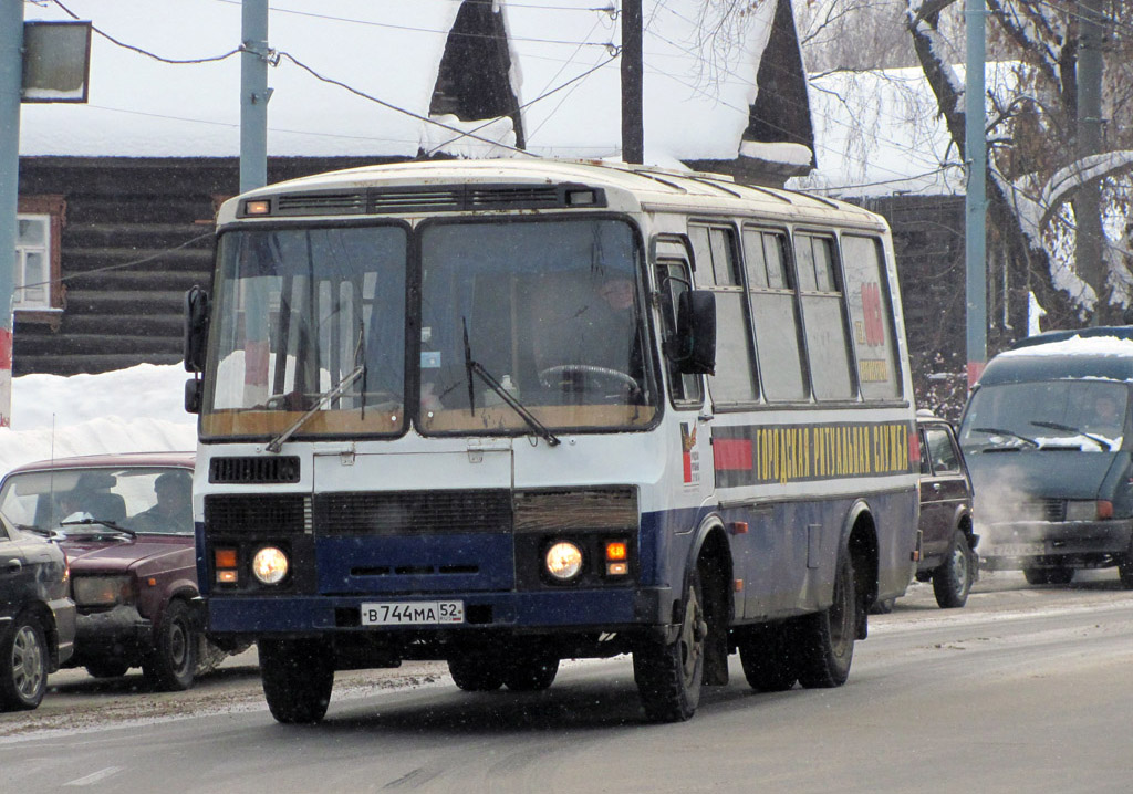 Nizhegorodskaya region, PAZ-3205 KT-201B Nr. В 744 МА 52