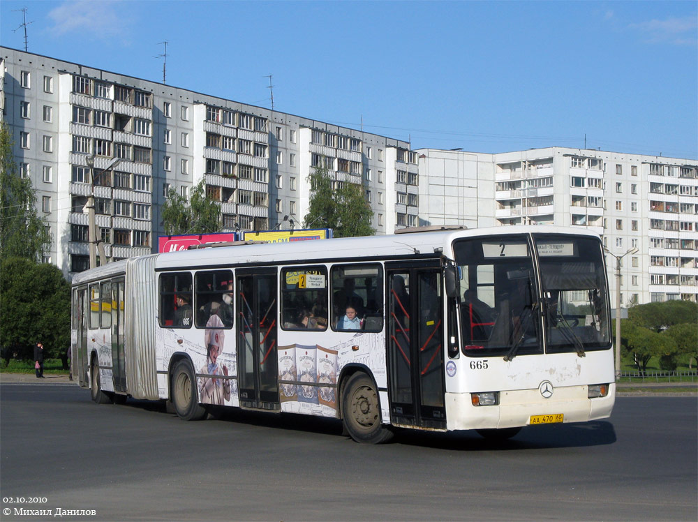 Псковская область, Mercedes-Benz O345G № 665