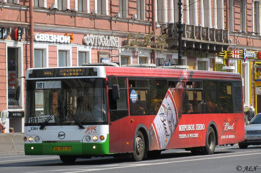 Санкт-Петербург, ЛиАЗ-5292.20 № 3364