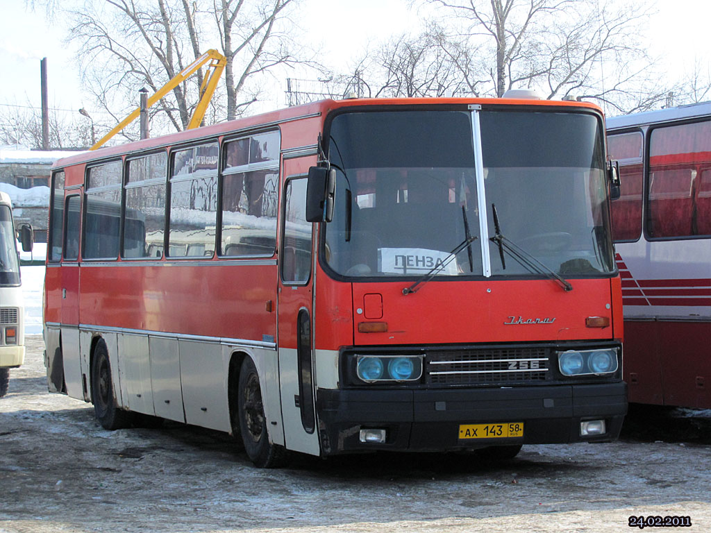 Пензенская область, Ikarus 256.54 № АХ 143 58