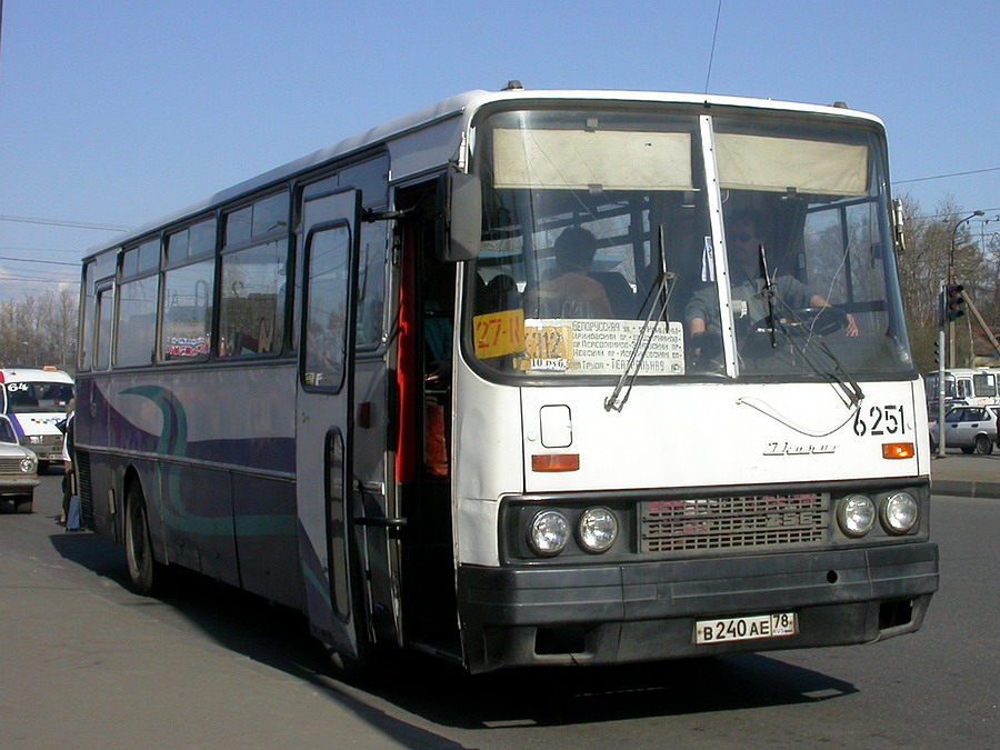 Санкт-Петербург, Ikarus 256.74 № 6251