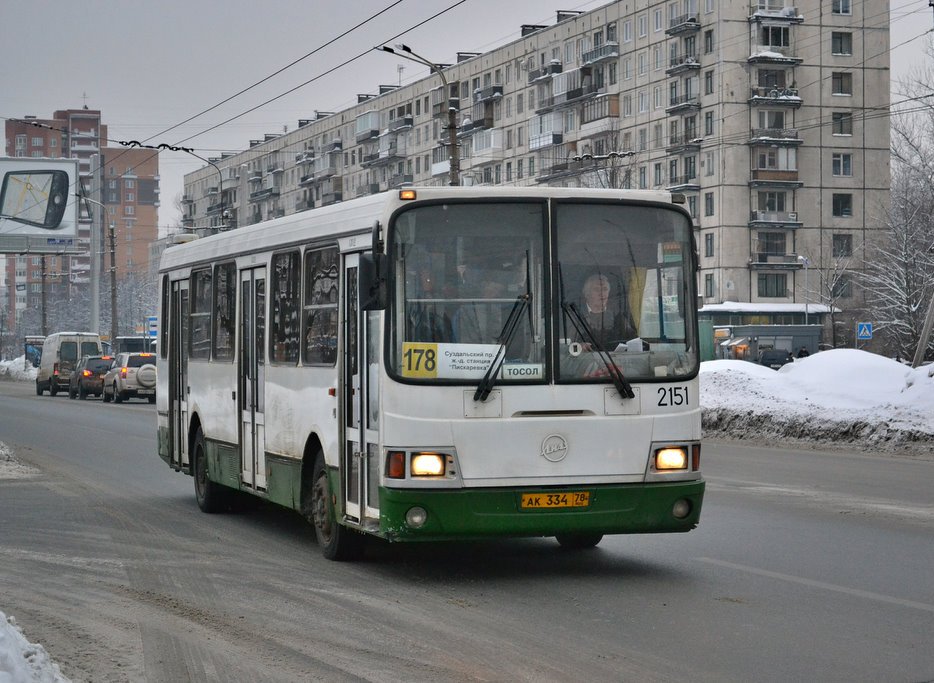 Санкт-Петербург, ЛиАЗ-5256.25 № 2151