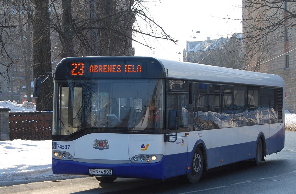 Латвия, Solaris Urbino II 12 № 74537