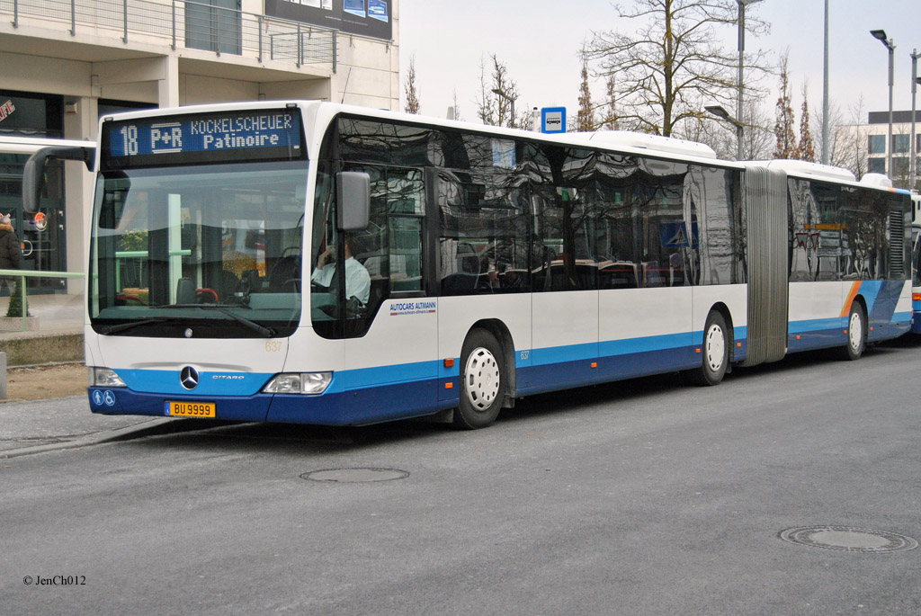 Люксембург, Mercedes-Benz O530G Citaro facelift G № 637