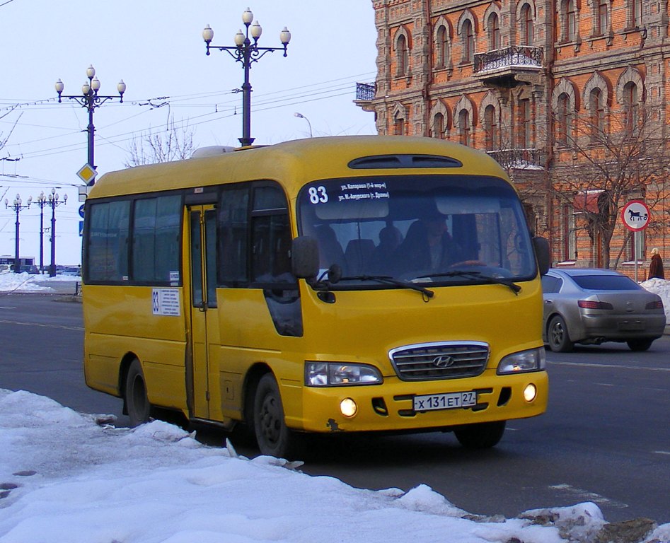 Habarovskiy kray, Hyundai County Super # Х 131 ЕТ 27