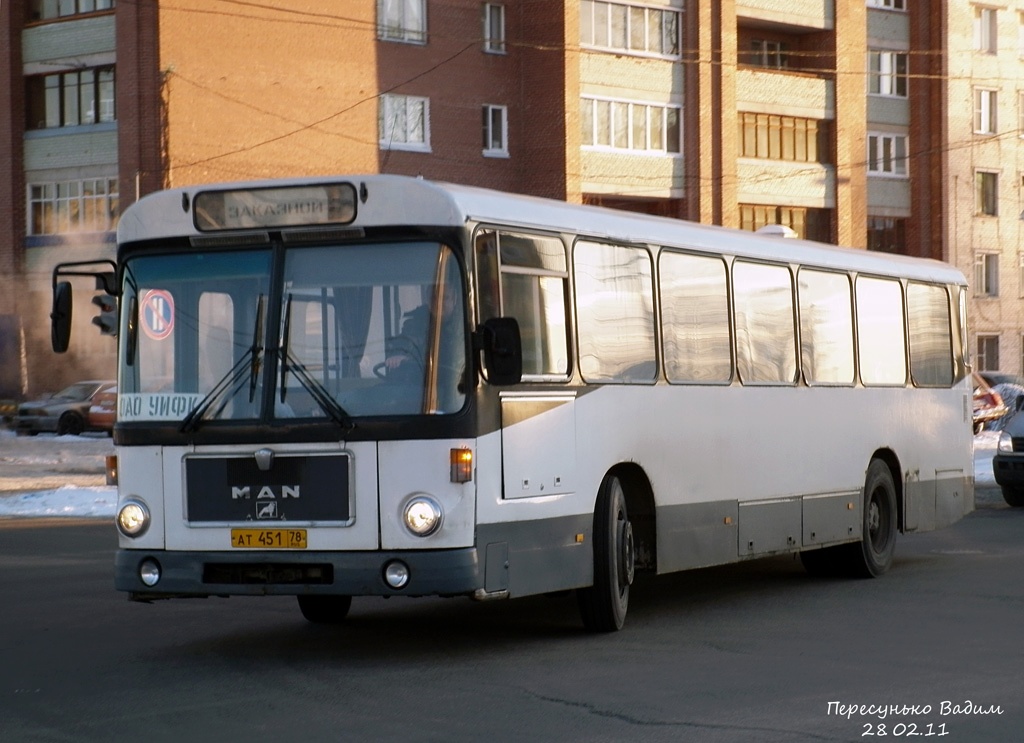 Санкт-Петербург, MAN 192 SL200 № АТ 451 78