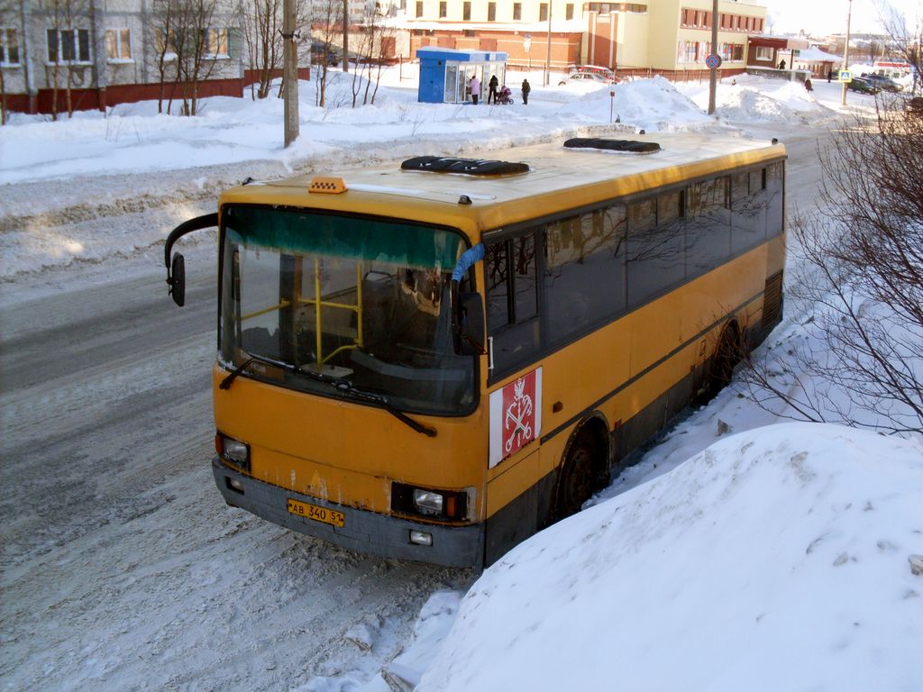 Мурманская область, ЛАЗ А1414 "Лайнер-9" № АВ 340 51