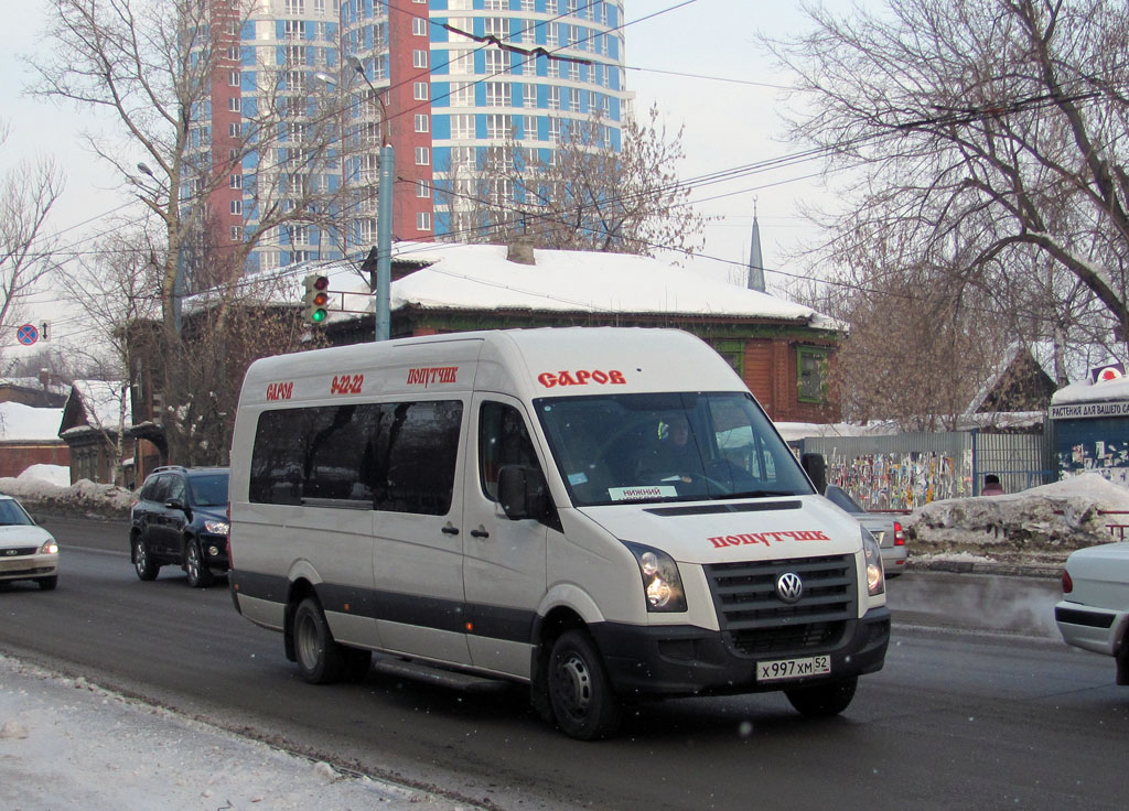 Нижегородская область, Volkswagen Crafter № Х 997 ХМ 52