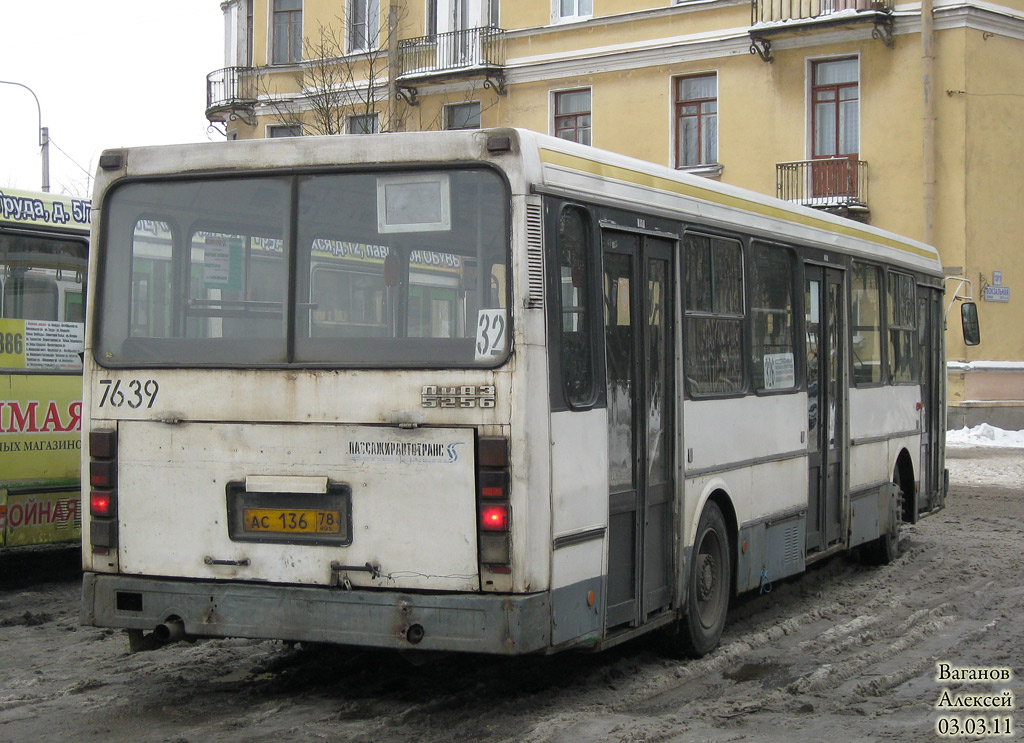 Санкт-Петербург, ЛиАЗ-5256.00 № 7639