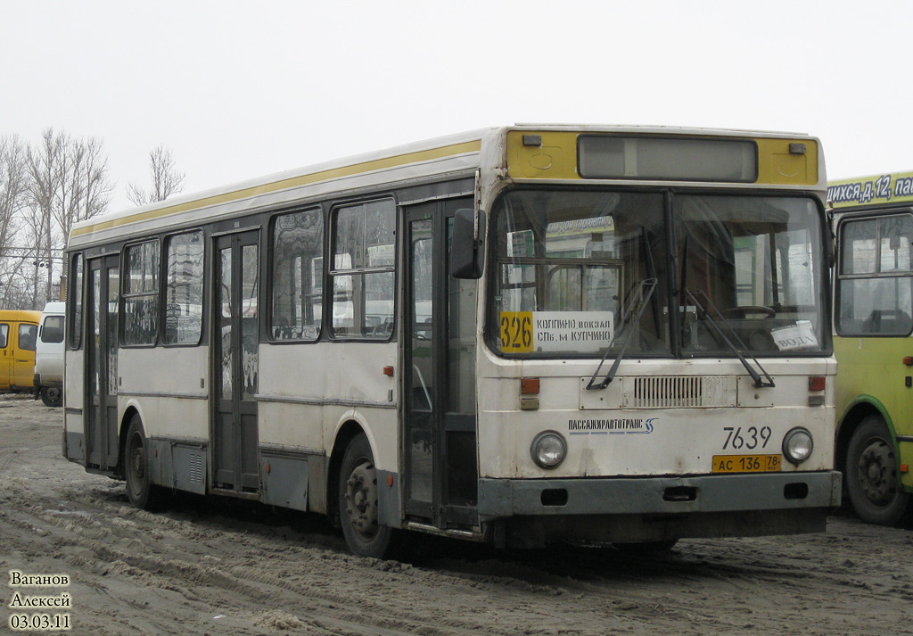 Санкт-Петербург, ЛиАЗ-5256.00 № 7639