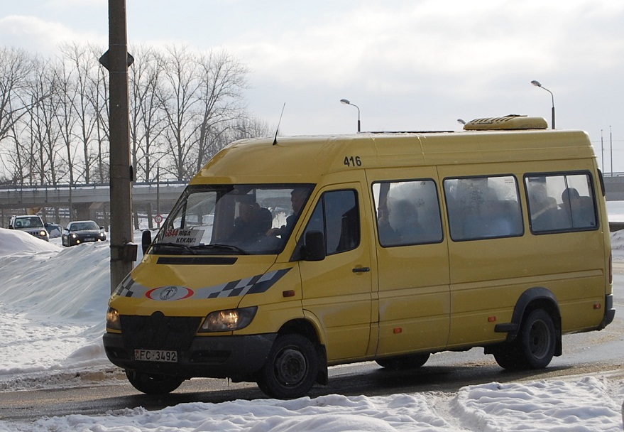 Латвия, Mercedes-Benz Sprinter W904 413CDI № 416