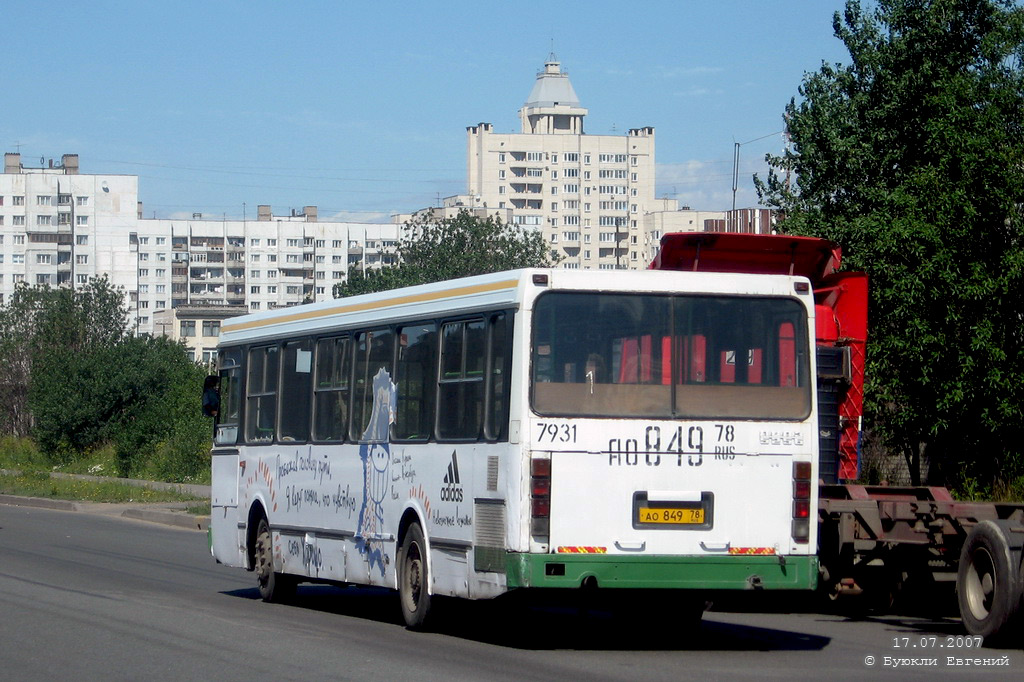 Санкт-Петербург, ЛиАЗ-5256.25 № 7931