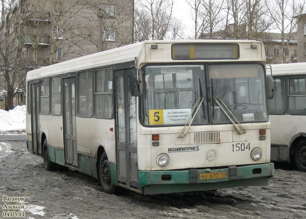 Санкт-Петербург, ЛиАЗ-5256.25 № 1504