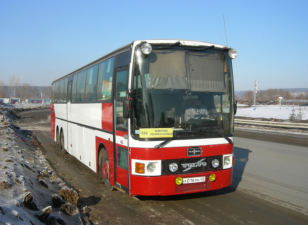 Кемеровская область - Кузбасс, Van Hool T8 Alizée 360 № А 016 МН 42