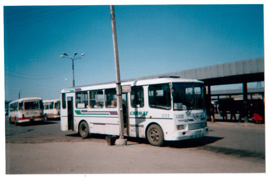 Orenburg region, LiAZ-677M # 1265; Orenburg region, Sarmat-4225-012 (0C) "Nadezda" # 1222