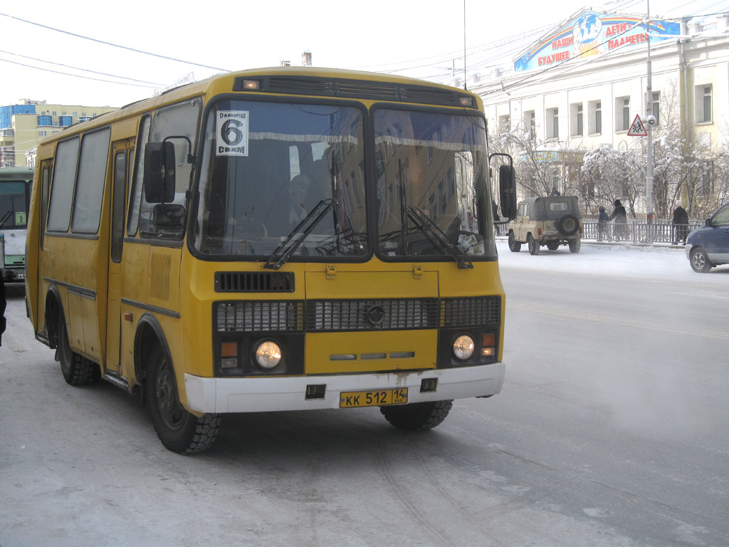 Саха (Якутия), ПАЗ-32053-60 № КК 512 14