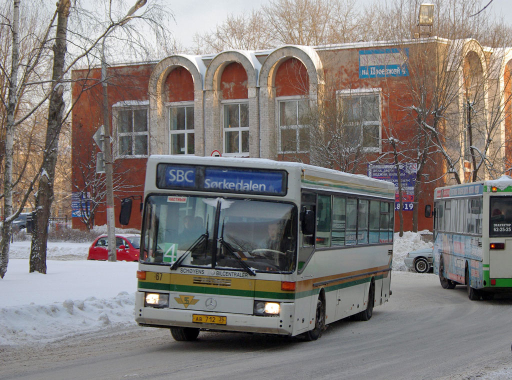 Вологодская область, Mercedes-Benz O405 № АВ 712 35