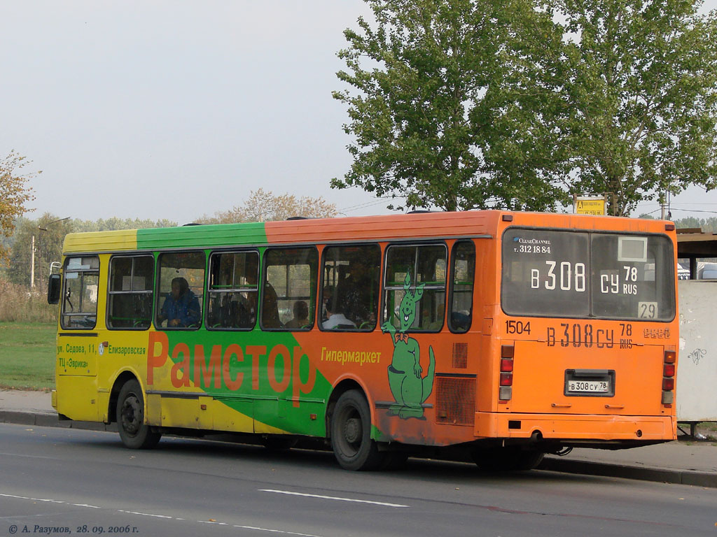 Sankt Peterburgas, LiAZ-5256.25 Nr. 1504