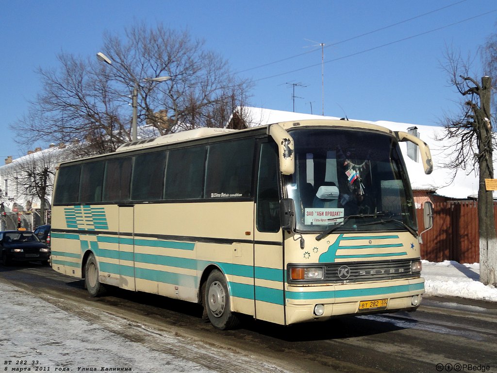 Владимирская область, Setra S215HD № ВТ 282 33