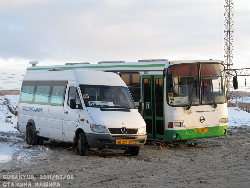 Московская область, Самотлор-НН-323760 (MB Sprinter 413CDI) № 1119; Московская область, ЛиАЗ-5256.25-11 № 1106