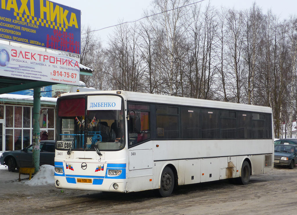 Санкт-Петербург, ЛиАЗ-5256.23-01 (ГолАЗ) № 3408