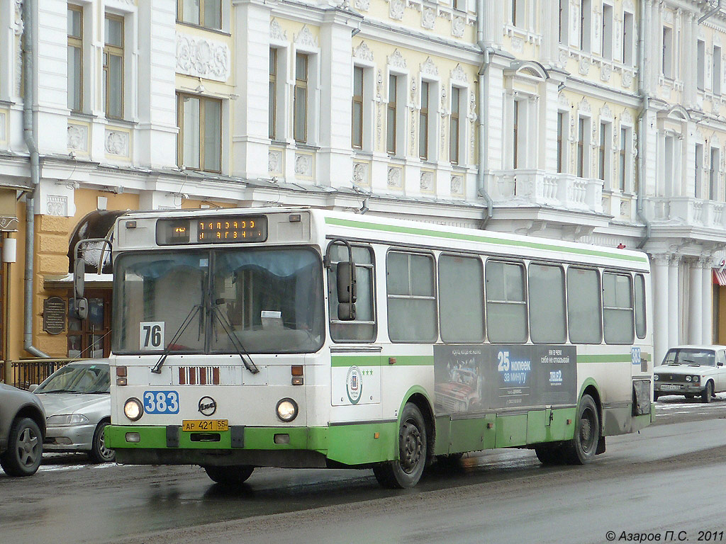 Omsk region, LiAZ-5256.45 Nr. 383