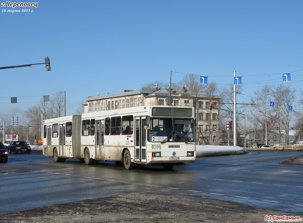 Вологодская область, ГолАЗ-АКА-6226 № 0206