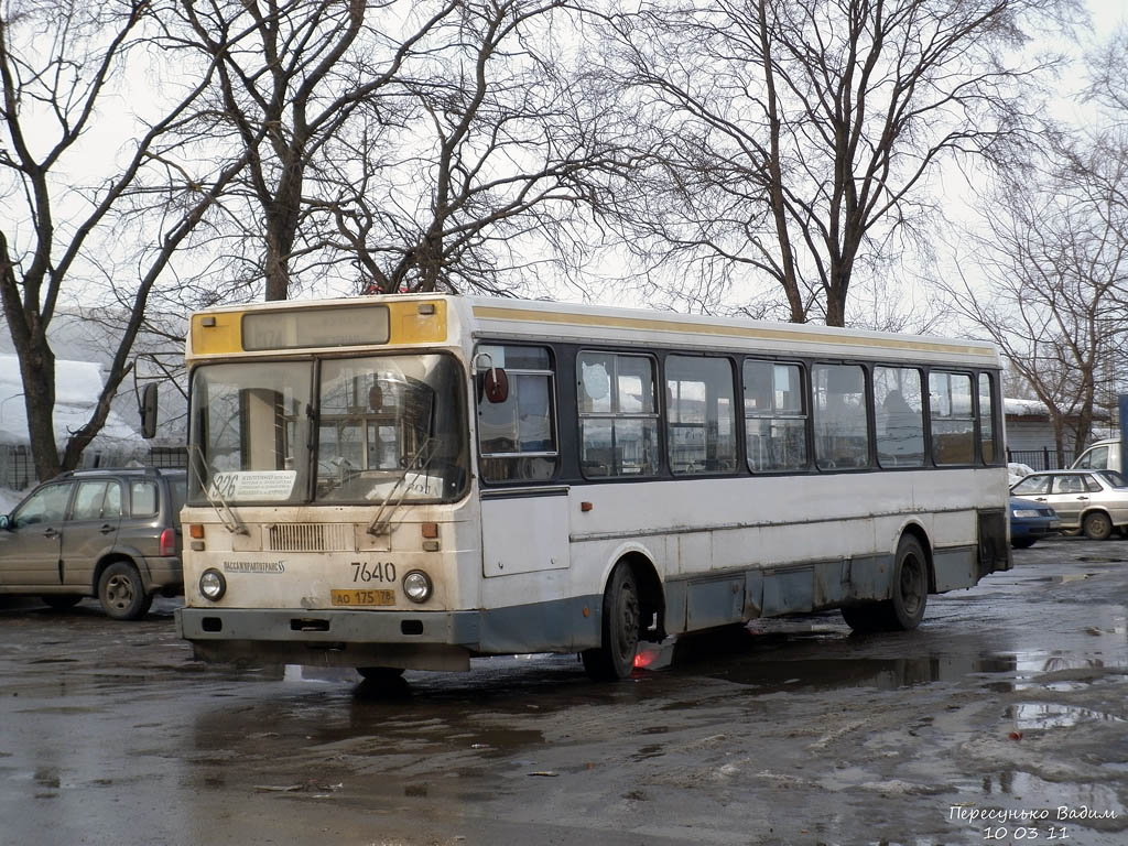 Санкт-Петербург, ЛиАЗ-5256.00 № 7640