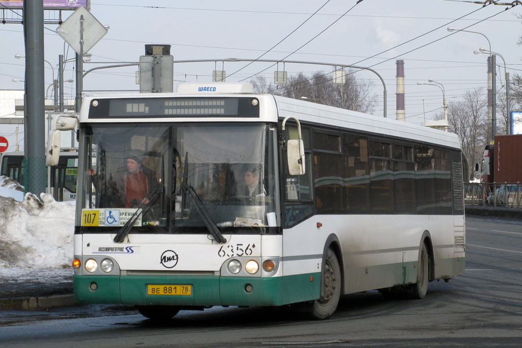 Санкт-Петербург, ЛиАЗ-5292.20 № 6356