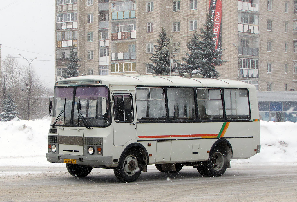 Нижегородская область, ПАЗ-32054 № АУ 206 52