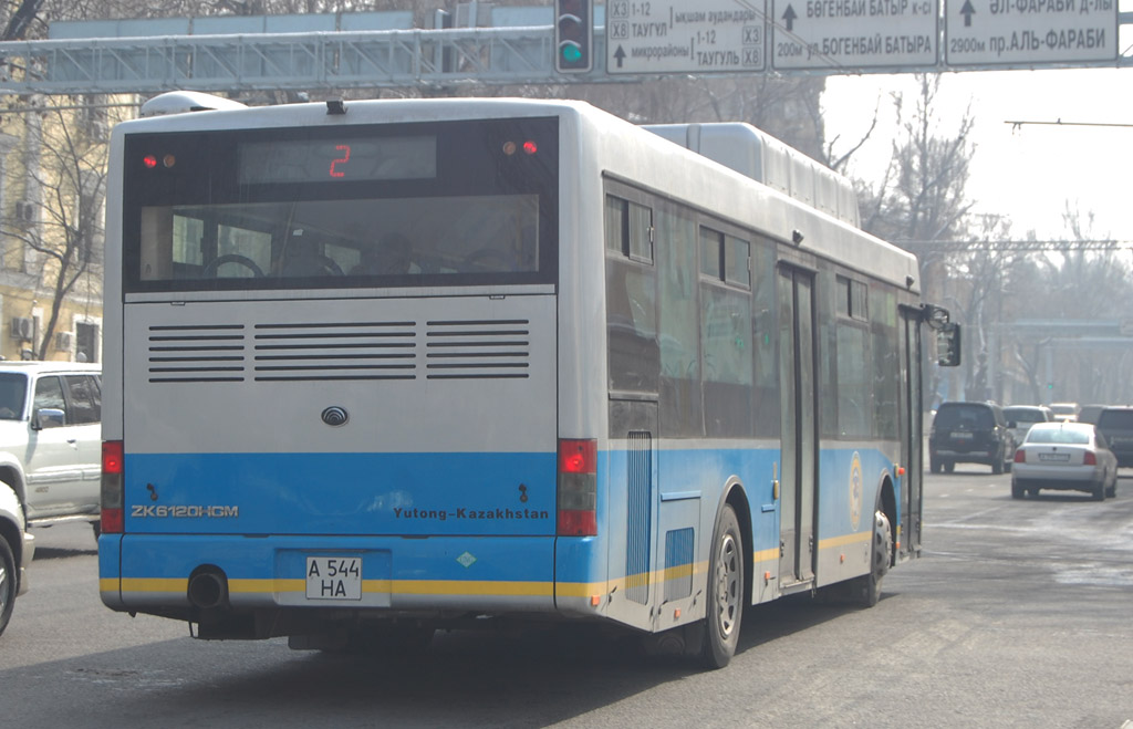 Алматы, Yutong ZK6120HGM № A 544 HA