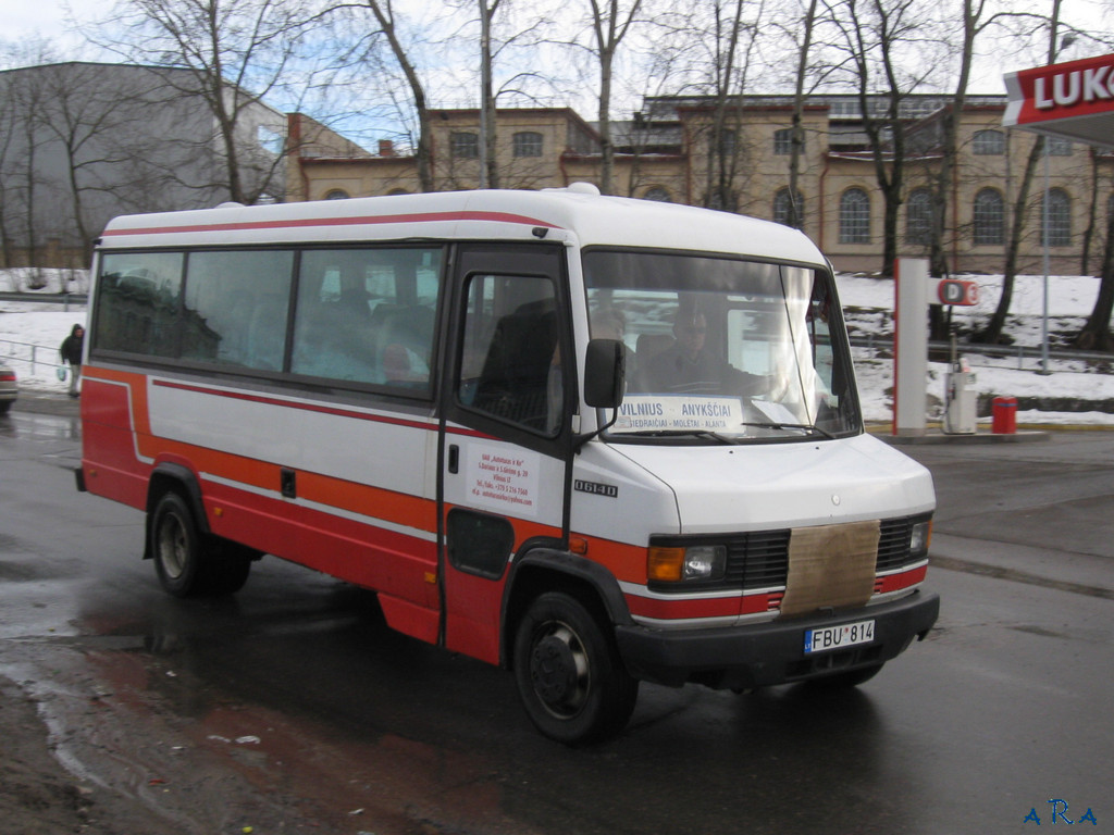 Литва, Mercedes-Benz T2 614D № FBU 814