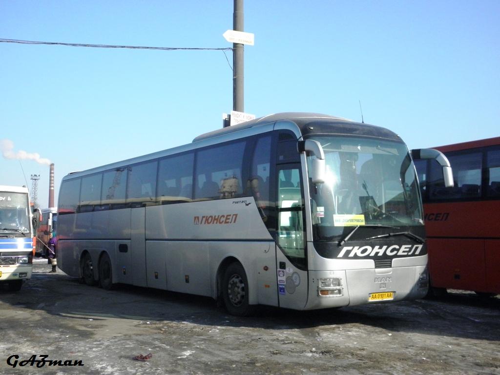 Киев, MAN R08 Fortuna Mega RHC464 № AA 0101 AA