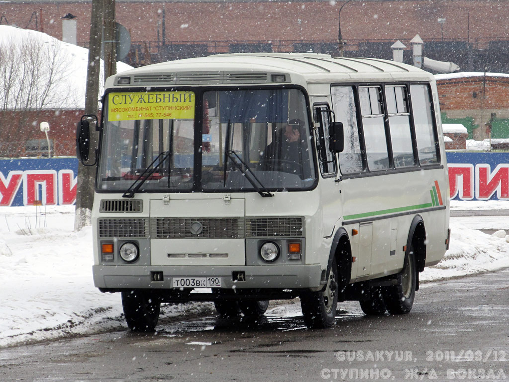 Московская область, ПАЗ-32053 № Т 003 ВК 190 — Фото — Автобусный транспорт