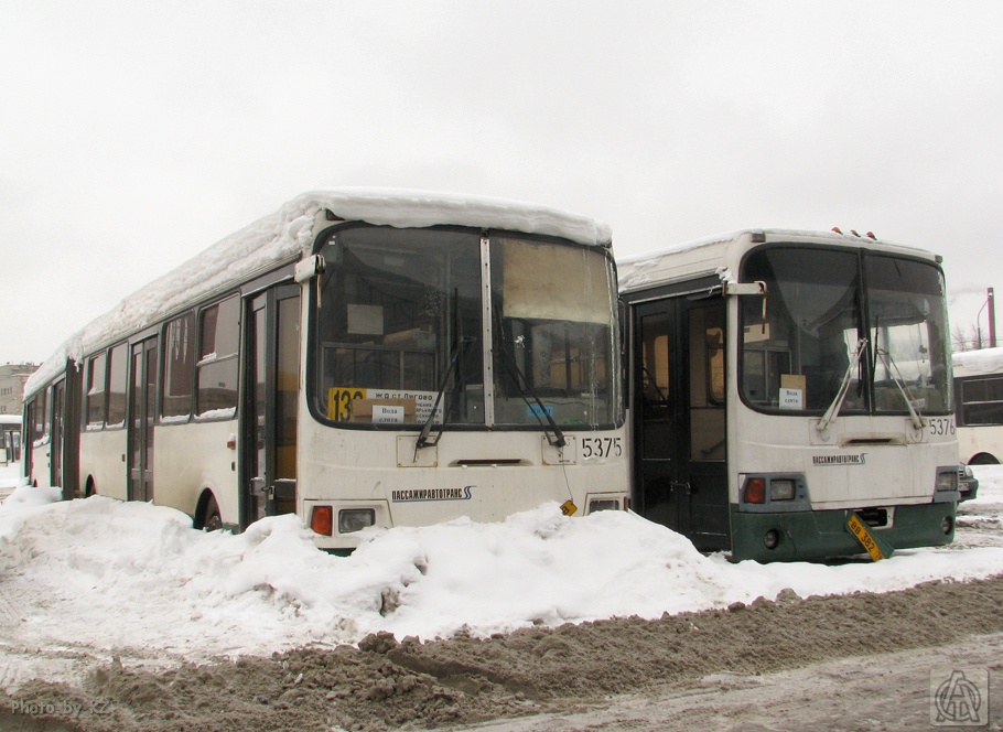 Санкт-Петербург, ЛиАЗ-6212.01 № 5375; Санкт-Петербург, ЛиАЗ-6212.01 № 5376