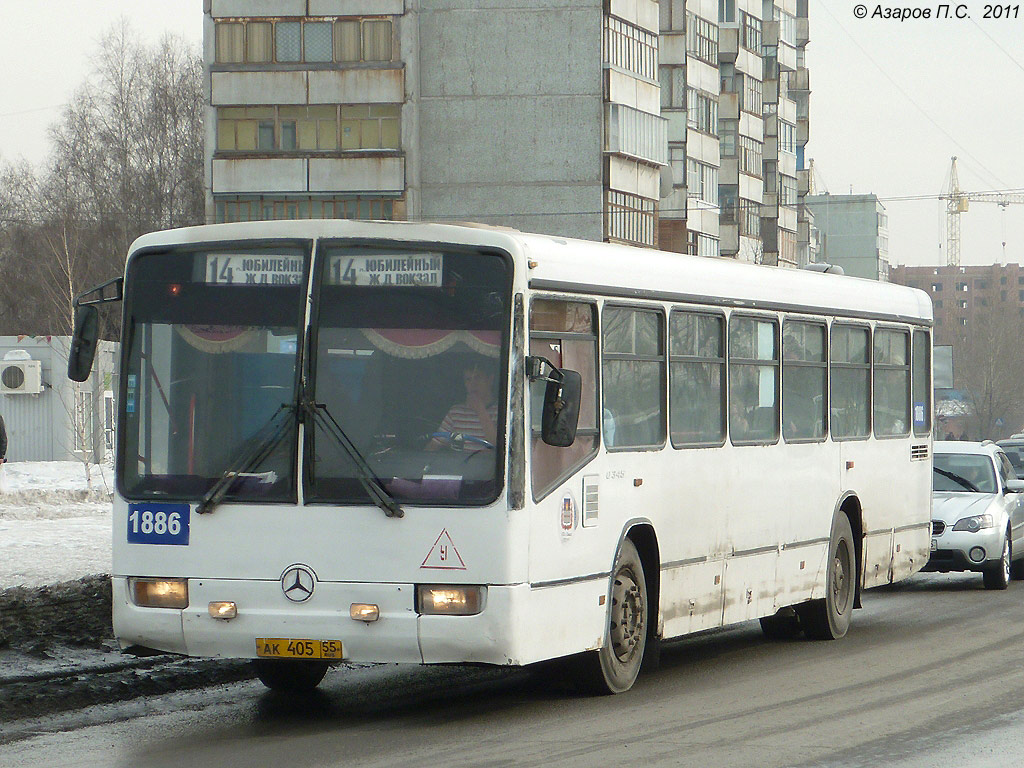 Омская область, Mercedes-Benz O345 № 1886