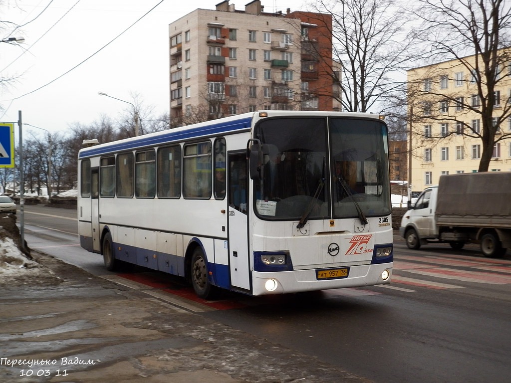 Санкт-Петербург, ЛиАЗ-5256.23-01 (ГолАЗ) № 3305