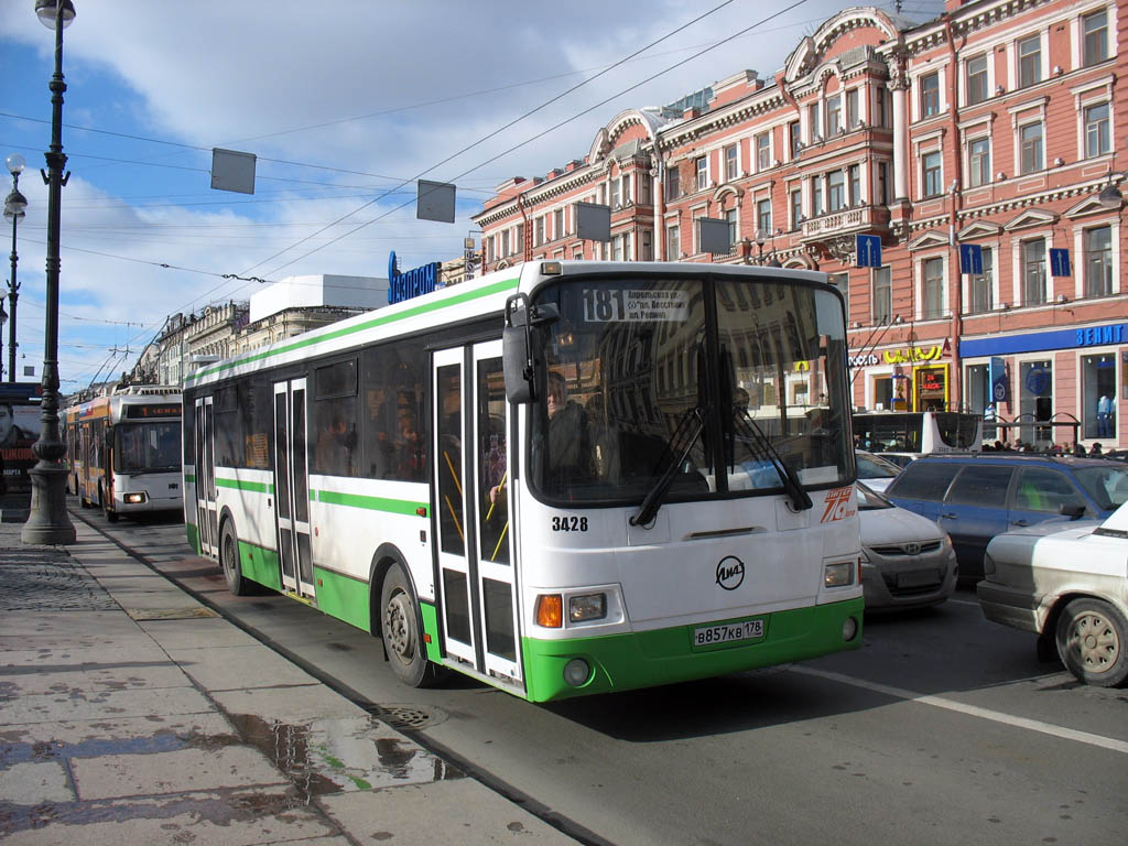 Санкт-Петербург, ЛиАЗ-5293.53 № 3428