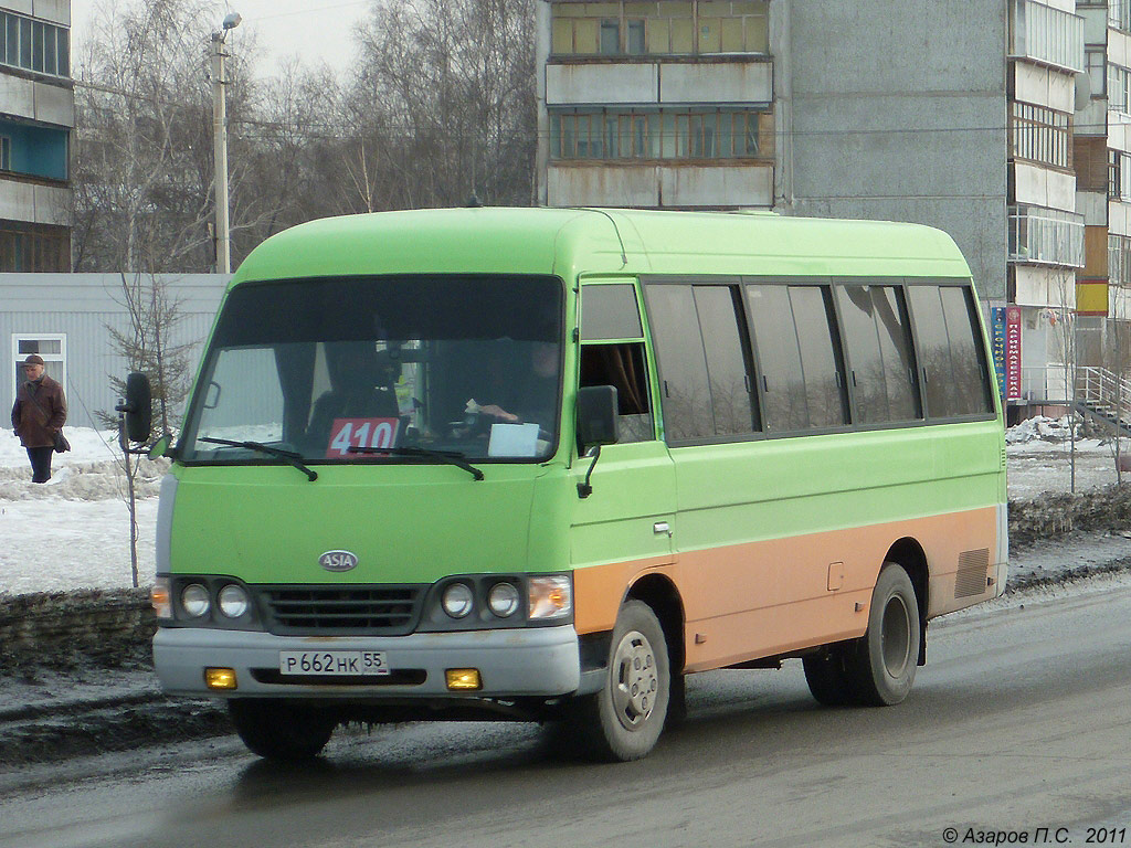 Омская область, Asia AM825A Combi № Р 662 НК 55