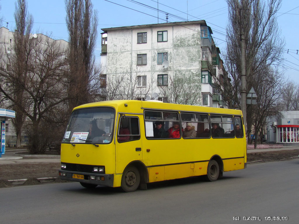 Полтавская область, Богдан А091 № BI 1869 AA