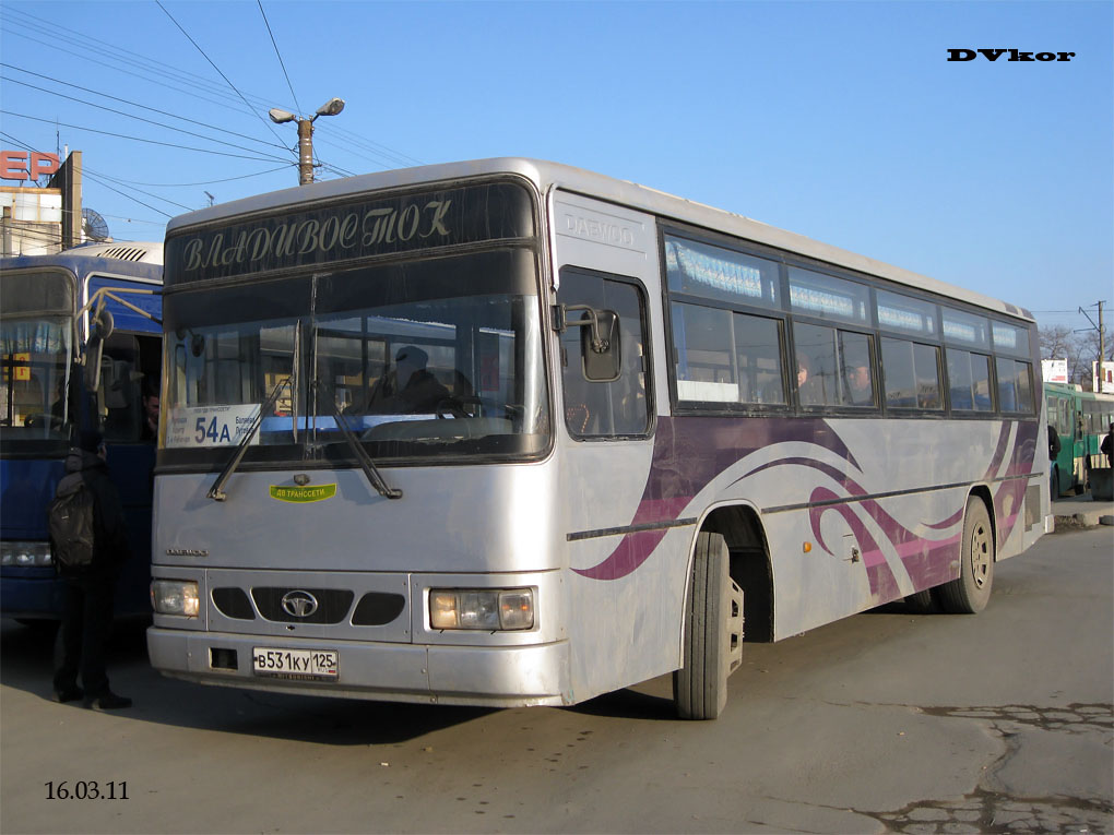 Приморский край, Daewoo BS106 Royal City (Busan) № В 531 КУ 125