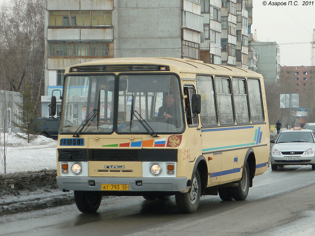 Omszki terület, PAZ-32053 sz.: 234