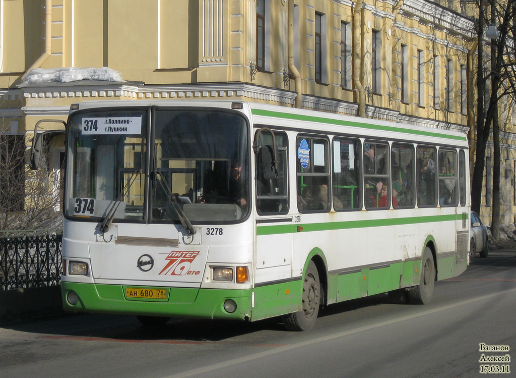 Санкт-Петербург, ЛиАЗ-5256.25 № 3278