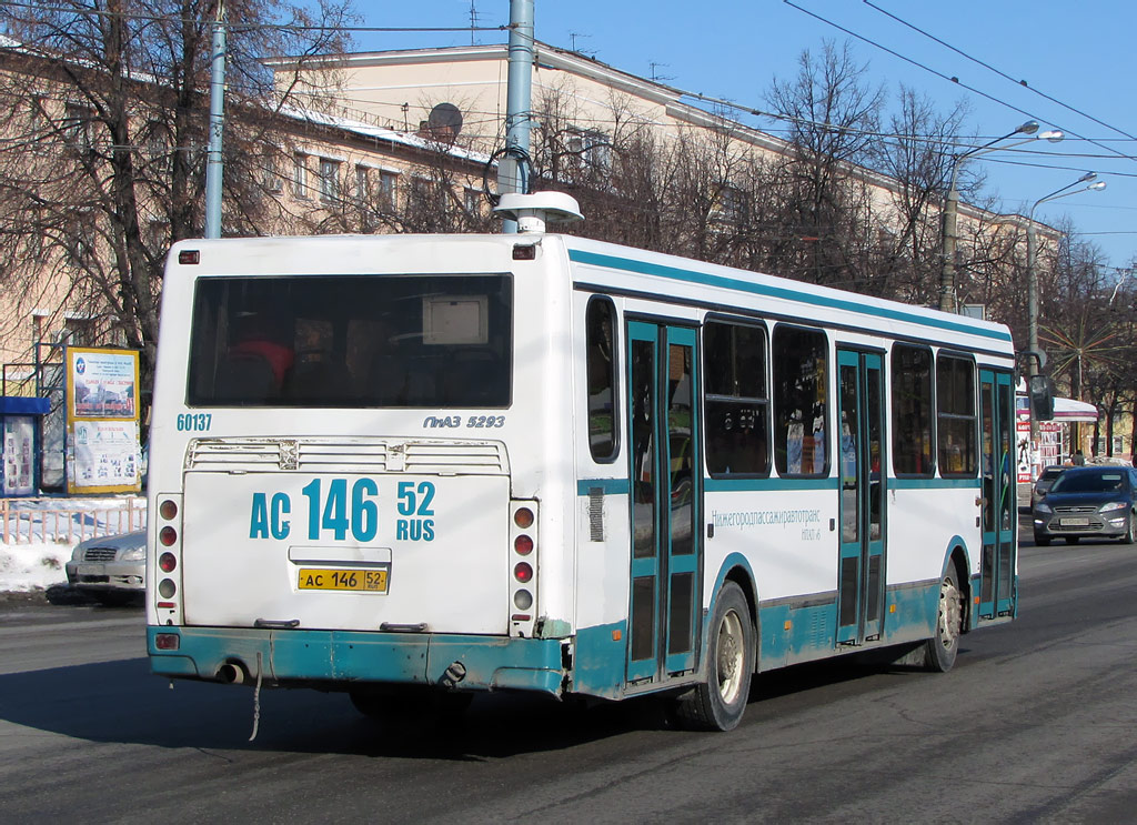 Нижегородская область, ЛиАЗ-5293.00 № 60137