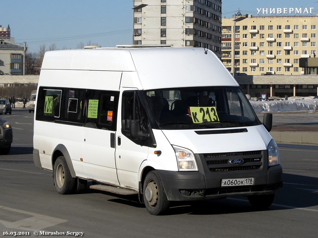 Санкт-Петербург, ПАЗ-3030 (Ford Transit) № А 060 ОК 178