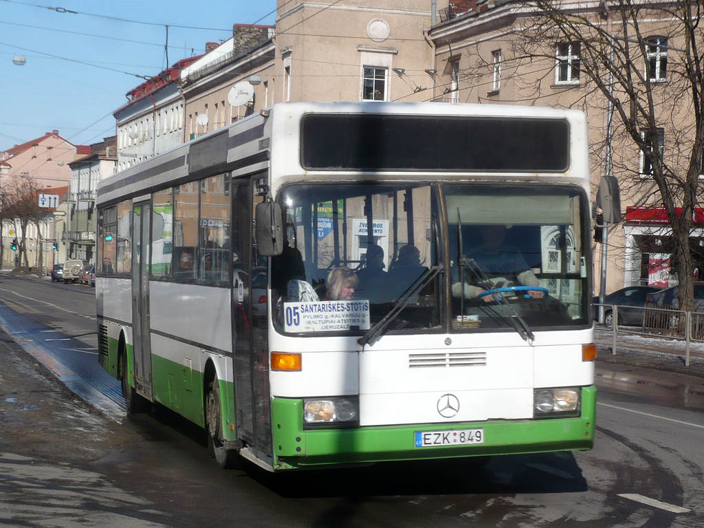 Литва, Mercedes-Benz O405 № EZK 849