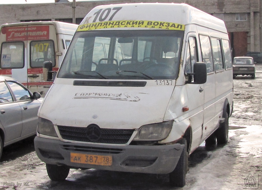 Санкт-Петербург, Mercedes-Benz Sprinter W904 408CDI № 13137