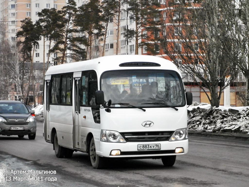 Свердловская область, Hyundai County Kuzbass № С 883 КУ 96