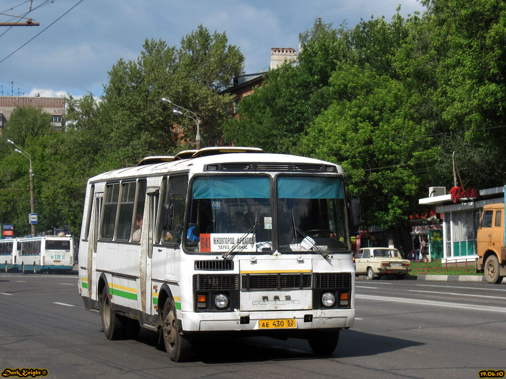 Нижегородская область, ПАЗ-4234 № АЕ 430 52