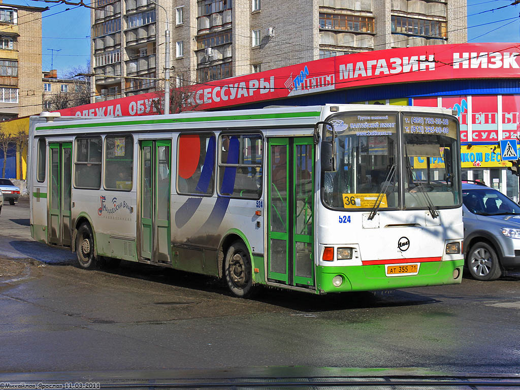 Тульская область, ЛиАЗ-5256.45 № 524